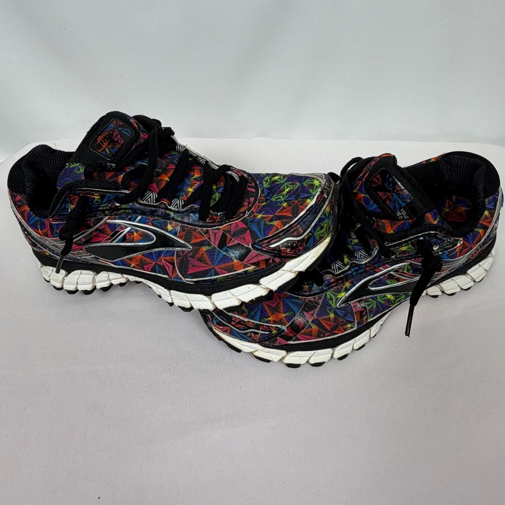 Brooks Adrenaline GTS 15 Womens Running Shoes Multi Color Geometric Kaleidoscope